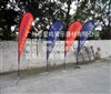 portable outdoor advertising 5.5m beach flag