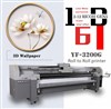 Fortune 3.2m UV Roll To Roll 3D Wallpaper Printer use Ricoh Gen5 head 